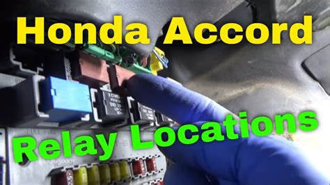 2004 honda accord 3.0l rear junction box location|2003 Honda accord service manual.